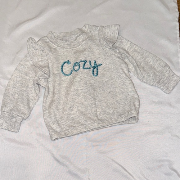 Carter's Other - 3/$16!!Carter's Cozy Light Gray Sweatshirt